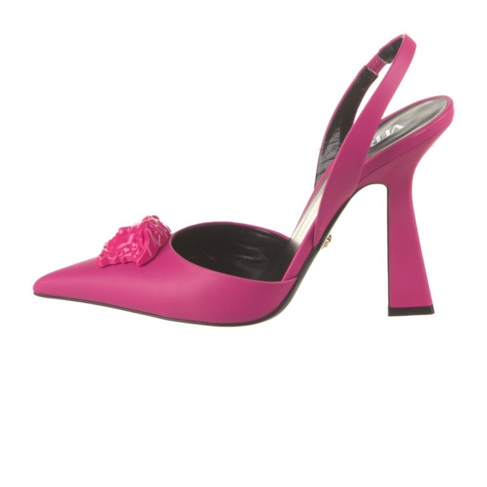 Versace Medusa leather Slingbacks NWOT